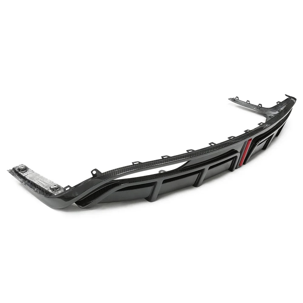 Dry Carbon Fiber Rear Diffuser With LED a Style for  MODEL 3 2024+ Body Kit